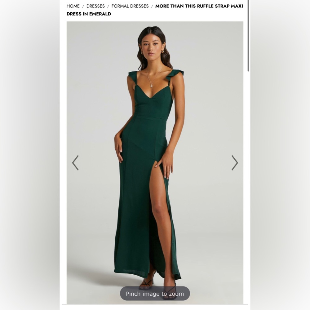 Showpo Maxi Dress In Emerald